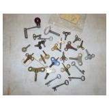 Lot of Clock Keys