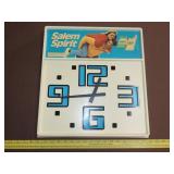 Salem Cigarette Plastic Clock - 16x18