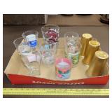 Lot of Character & Aluminum Glasses