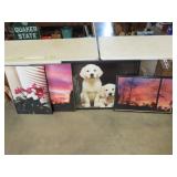 5pc Wall Art Lot