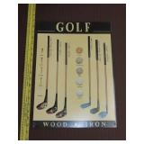 Metal Golf Sign - 12'x17'