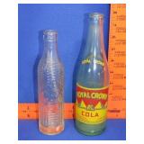 RC Cola & Orange Crush Bottles
