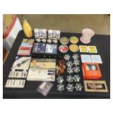 Table Lot of Hosting Items