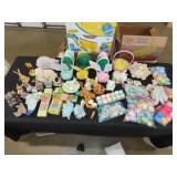 Table Lot of Easter Decor