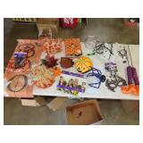 Table Lot of Halloween Decor