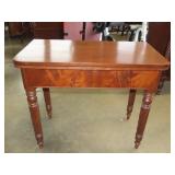 Walnut Barley Twist Game Table