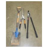 2 Pruners & Shovel