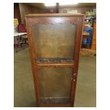 Wood Wall Hanging Gun Cabinet