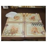 Table Lot of Table Setting Items