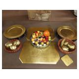 Placemats, Chargers & Silverplate Bowl Lot