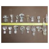 Lot of Glass Bottle Stoppers