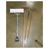 4ppc Yard Tool Lot