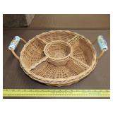 Wicker Serving Tray - 15'