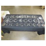 Lot of Etched & Swirl Glass Plates