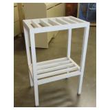 Wood Slat Plant Stand