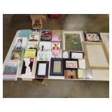Lot of Books & Picture Frames
