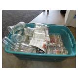 Tub w/ Canning Jars