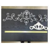 3 Pieces of Metal Wall Art