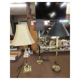 Three Table Lamps