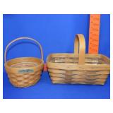 2 Longaberger Basksts