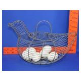 Wire Chicken Egg Basket