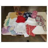 Lot of Aprons, Bonnet, & Collars