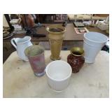 Lot of Vases & Pitcher