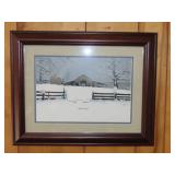 Bob Timberlake Winters Gift Framed Print - 19'x16'