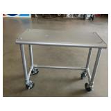 Rolling Metal Table