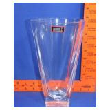 Riedel Art Deco Style Glass Vase
