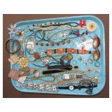 Tray Lot of Costume Jewelry