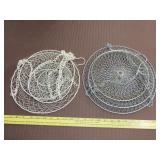 2 Hanging Metal Kitchen Baskets