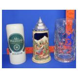 3 Beer Mugs/Steins