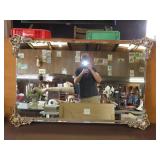Gold Scroll Frame Wall Mirror - 52'x34'