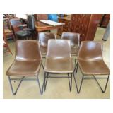 Set of 5 Bucket Chairs