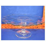 Glass Cake Stand - 11'