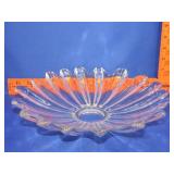 Federal Celestial Starburst Glass Bowl - 11'