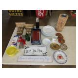 Table Lot of Decor & Household