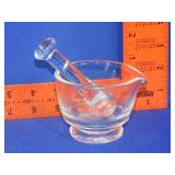 Glass Mortar & Pestle