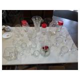 Table Lot ot Glassware