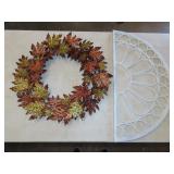 Two Pieces of Metal Wall Art
