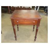 Walnut One Drawer Table