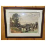 Framed 'Thirsty Work' Print - 39'x31'