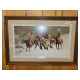 Framed 'Return of the Blackfoot War Party' Print