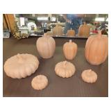 Lot of Terracotta Pumpkins
