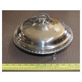 Silverplate Covered Serving Bowl - 10'