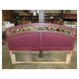 Padded & Wood King Size Headboard w/ Frame