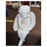 Dept 56 Ceramic Ledge Sitting Cherub - 12'