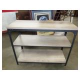 Industrial Style 3 Tier Console Table