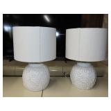 Pair of Table Lamps - 15'